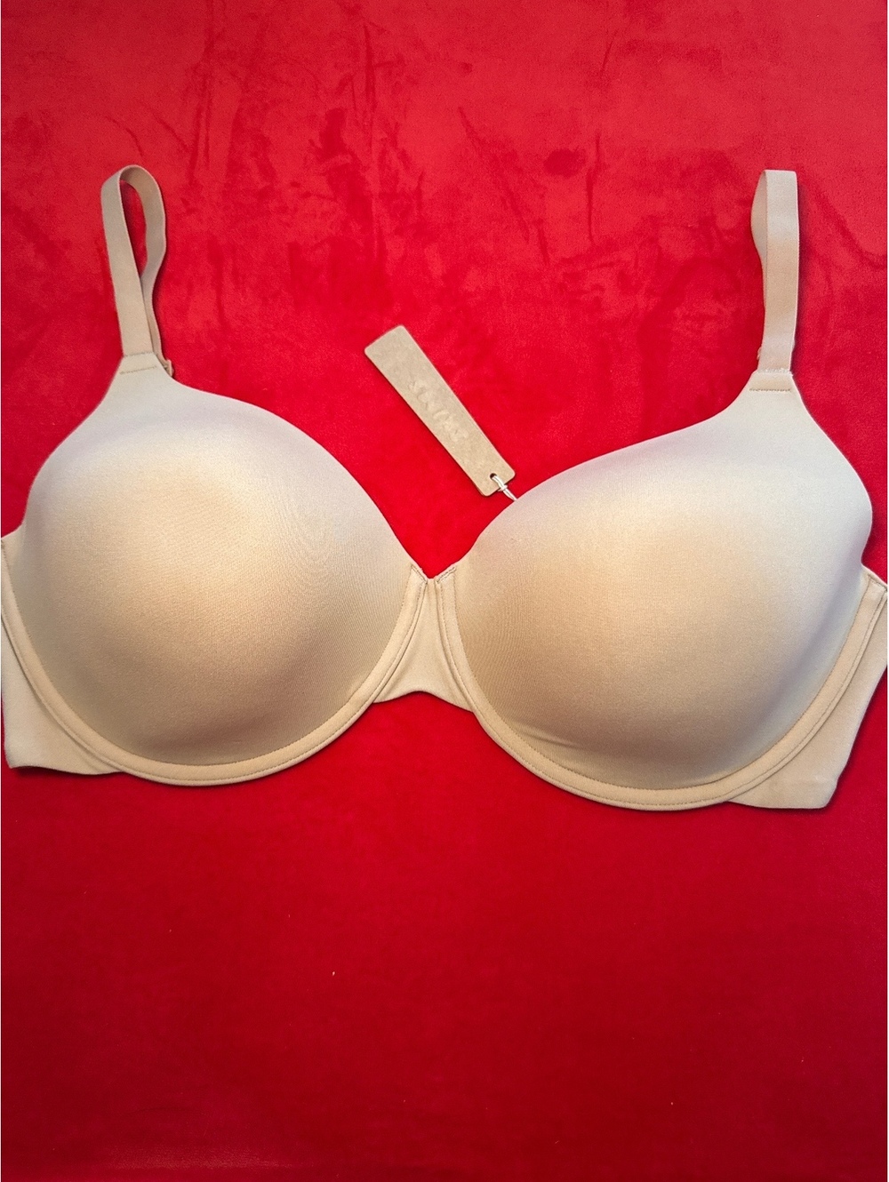 Skims Fits Everybody T Shirt Bra Color Ochre Size 34DDD
